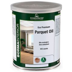 Масло для паркетной доски Borma Premium Eco Parquet Oil - 1л відлив