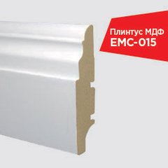 Плінтус белый EMC015