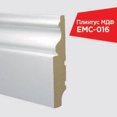 Плінтус белый EMC016